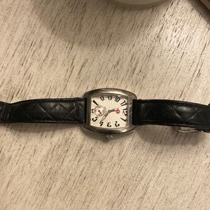 Silver and black band